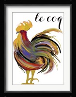 Art Nouveau Rooster I Framed Print