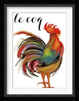 Art Nouveau Rooster II Framed Print