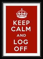 Keep Calm II Framed Print