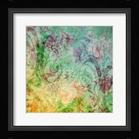 The Hat Pattern Colorized Redux I Framed Print