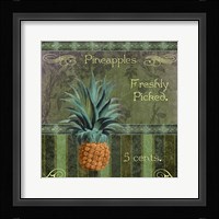 Fresh Pineapples Framed Print