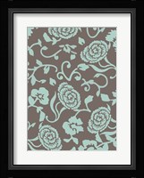 Margot Aqua Framed Print