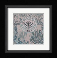 Teal Art Nouveau Fine Art Print