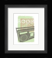 Boom Framed Print