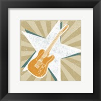 Guitar No. 1 Carnival Style Fine Art Print
