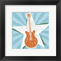 Guitar No. 2 Carnival Style Fine Art Print