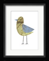 Ring-necked Blue-winged Celery Bird Fine Art Print
