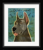 Great Dane Blue Fine Art Print