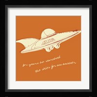 Lunastrella Flying Saucer (square) Fine Art Print