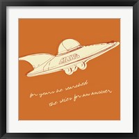 Lunastrella Flying Saucer (square) Fine Art Print
