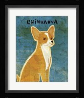Chihuahua (red) Framed Print