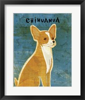 Chihuahua (red) Framed Print