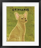 Chihuahua (tan) Framed Print