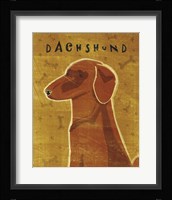 Dachshund (red) Framed Print