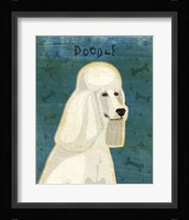 Poodle (white) Fine Art Print