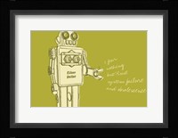 Lunastrella Robot No. 1 Framed Print