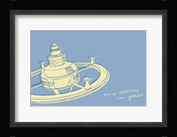 Lunastrella Space Station Framed Print