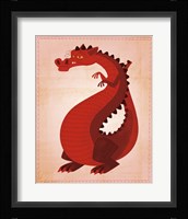 Red Dragon Framed Print