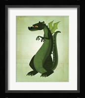 Green Dragon Framed Print