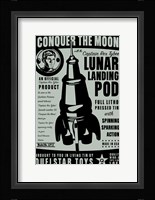 Quelstar Lunar Lander Framed Print