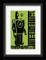 Quelstar X9 Tin Toy Robot Fine Art Print