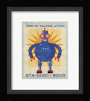 Boris Box Art Robot Framed Print