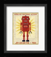 Ted Box Art Robot Framed Print