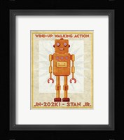 Stan Jr. Box Art Robot Framed Print