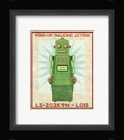Lois Box Art Robot Framed Print