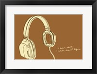 Lunastrella Headphones Fine Art Print