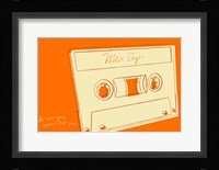 Lunastrella Mix Tape Framed Print