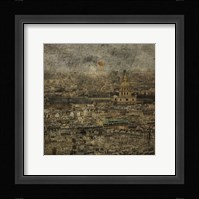 Paris Skyline III Framed Print