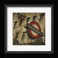 Underground Framed Print