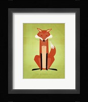 The Crooked Fox Framed Print
