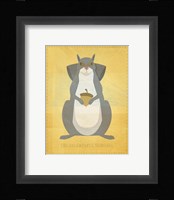 The Relentless Squirrel Framed Print