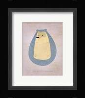 The Hirsute Hedgehog Framed Print