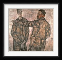 Double Portrait Of Otto And Heinrich Benesch, 1913 Fine Art Print