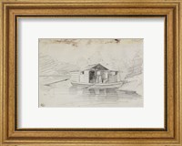 The Houseboat Fine Art Print