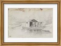 The Houseboat Fine Art Print
