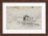 The Houseboat Fine Art Print