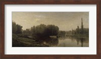 The Banks Of The Oise, 1859 Fine Art Print