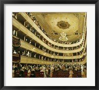 Auditorium In The ""Altes Burgtheater"", 1888 Fine Art Print