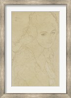 Study For The Painting ""Portrait Ria Munk III"", 1917-1918 Fine Art Print