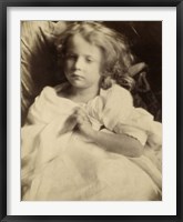 Little Girl Playing Fine Art Print