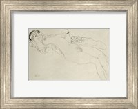 Liegender Maedchenakt Nach Links - Female Nude Turned Left, 1914-1915 Fine Art Print