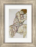 Seated Woman With Left Hand In Hair, 1914 Fine Art Print