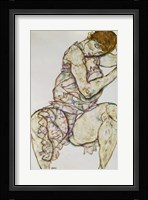 Seated Woman With Left Hand In Hair, 1914 Fine Art Print