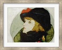Portrait Of Ida Roessler, 1912 Fine Art Print