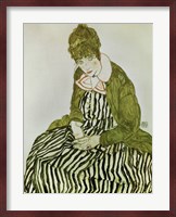 Edith Schiele Seated, 1915 Fine Art Print