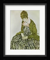 Edith Schiele Seated, 1915 Fine Art Print